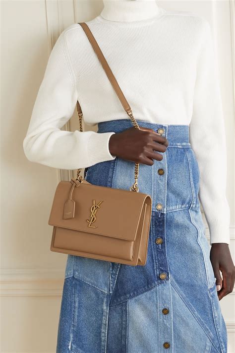 beige ysl shoulder bag|YSL shoulder bag price.